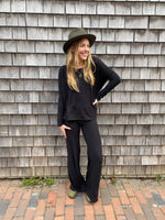 Brushed Jersey Wide Leg Pants