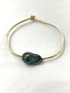 Gold Filled Small Pearl Bangle