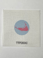 Nantucket Key Fob Canvas Insert