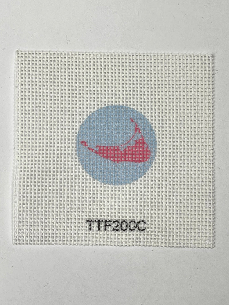 Nantucket Key Fob Canvas Insert