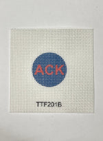 Nantucket Key Fob Canvas Insert