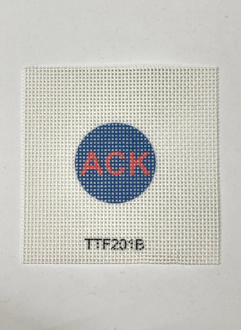 Nantucket Key Fob Canvas Insert