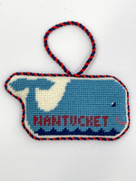 Nantucket Whale Ornament