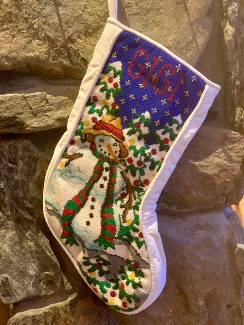 Snowman Stocking