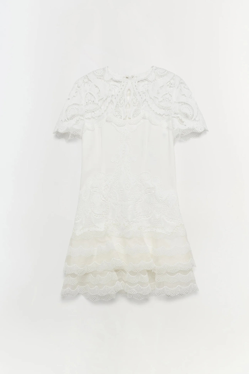 Signature Paislee Lace Cocktail Mini Dress