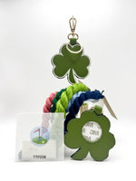 Shamrock Leather Key Fob