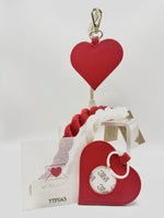 Heart Leather Key Fob