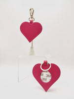 Heart Leather Key Fob