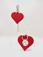 Heart Leather Key Fob