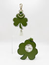 Shamrock Leather Key Fob