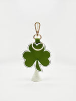 Shamrock Leather Key Fob