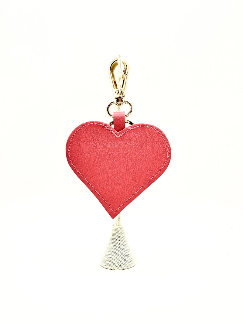Heart Leather Key Fob
