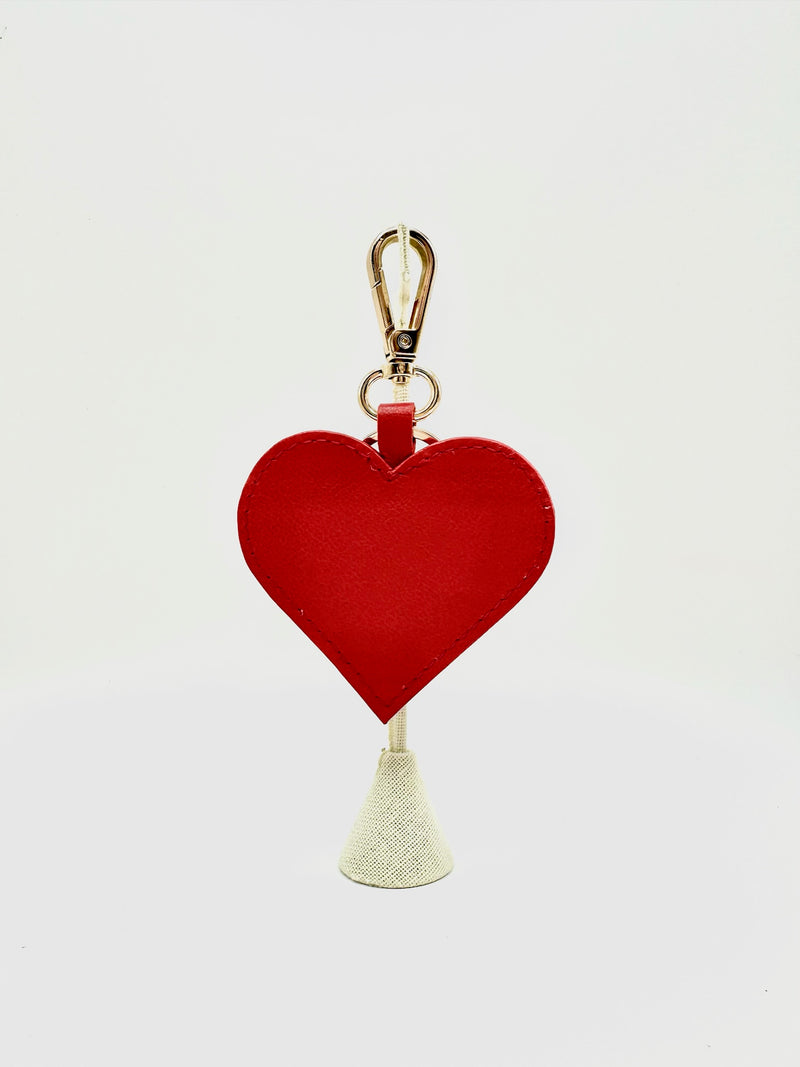 Heart Leather Key Fob