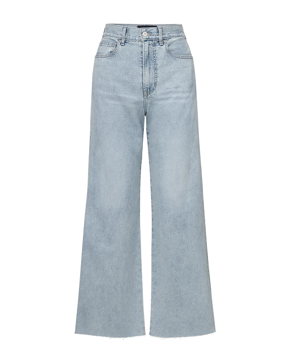 Taylor Cropped High Rise Wide Jean