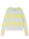 Contrast Stripe Crew