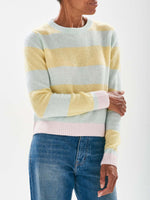 Contrast Stripe Crew