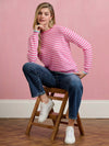 Tipped Little Stripe Crew