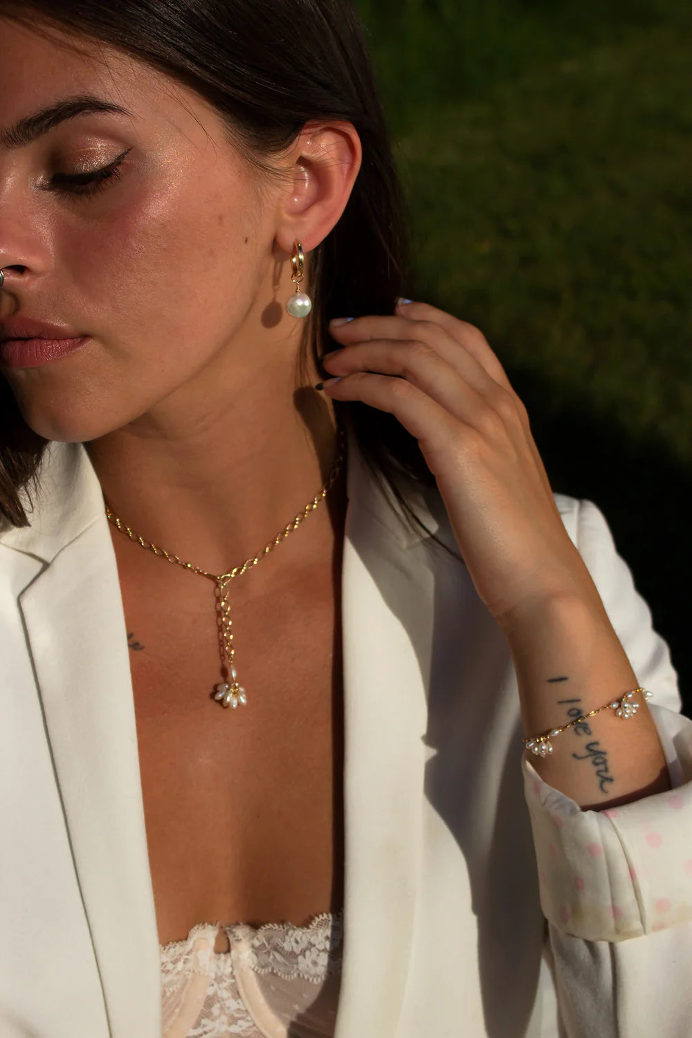 Fleurette Droplet Necklace