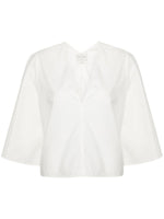BCI Cotton Popline V Neck Top
