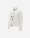 Linen Quilted A-Shape Jacket