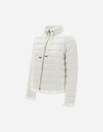 Linen Quilted A-Shape Jacket