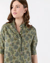 Elbow-Sleeve Frill Dress