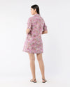 Elbow-Sleeve Frill Dress