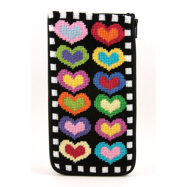 Stitch and Zip Eyeglass Case