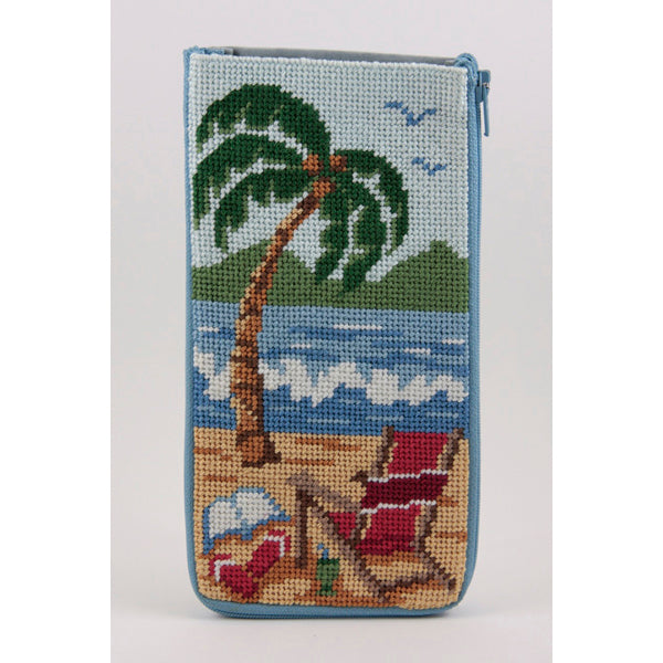 Stitch and Zip Eyeglass Case