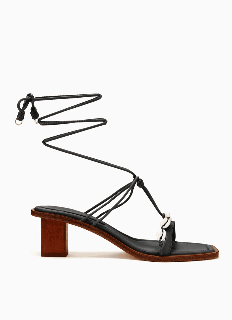 Nicolette Shell Laceup High Heel
