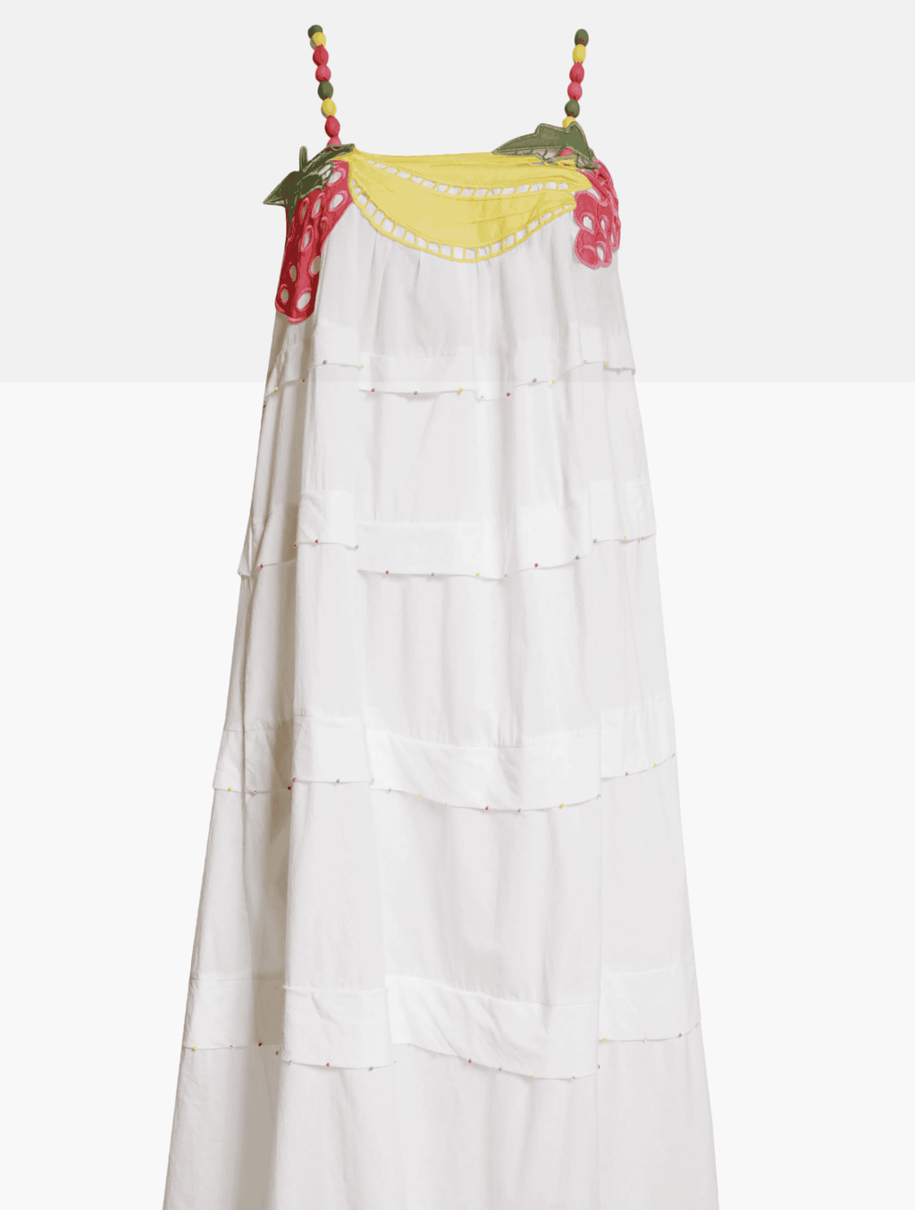 Off-White Fruits Sleeveless Maxi Dress