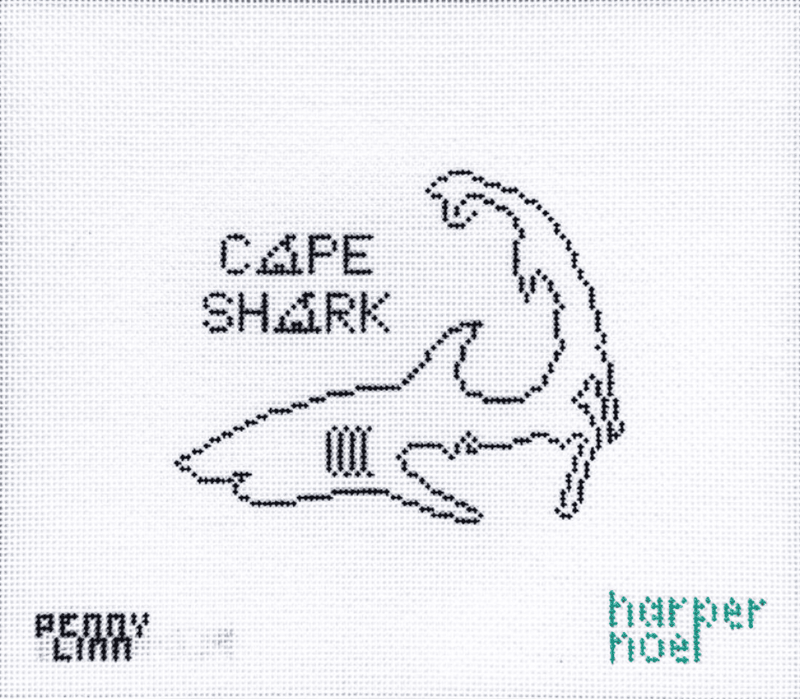 Penny Linn Needlepoint Cape Cod Shark – Erica Wilson