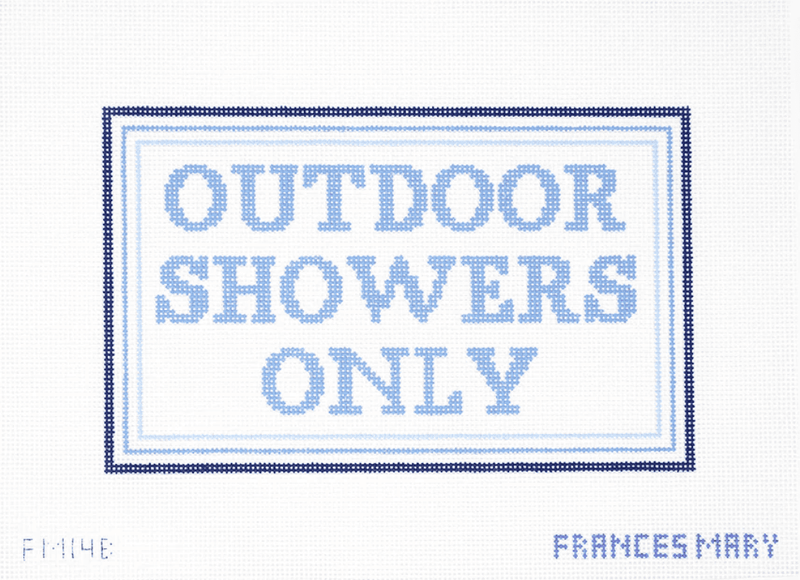 Outdoor Showers Only Blue