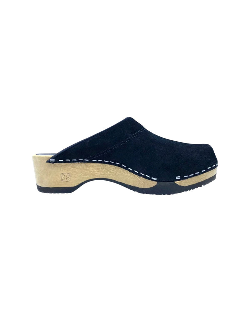 Magnafied Embla Clog Black – Erica Wilson