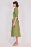 Jazz Pintuck Midi Dress