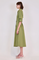 Jazz Pintuck Midi Dress