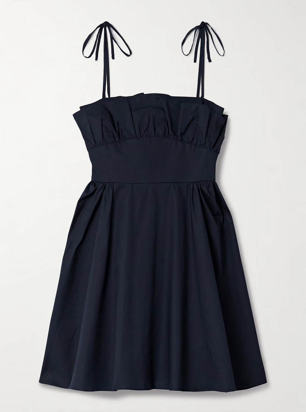 Mia Dress Navy Poplin