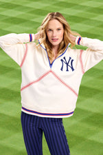 Yankees Baseball Stitch 1/4 Zip