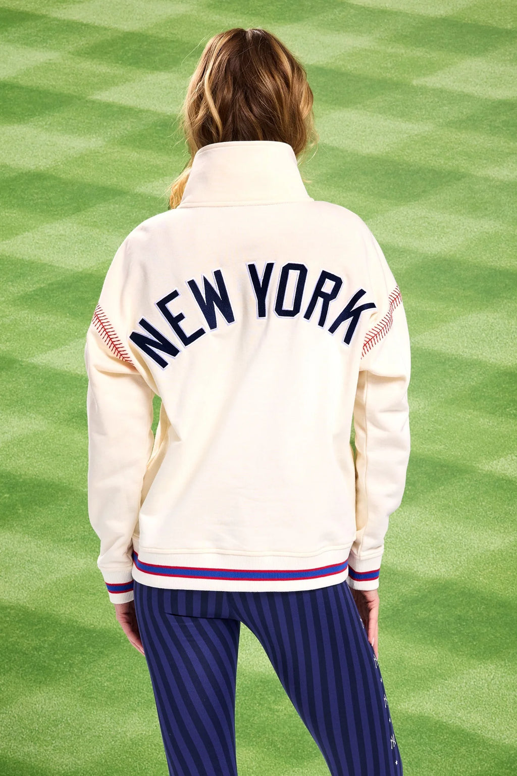 Yankees Baseball Stitch 1/4 Zip
