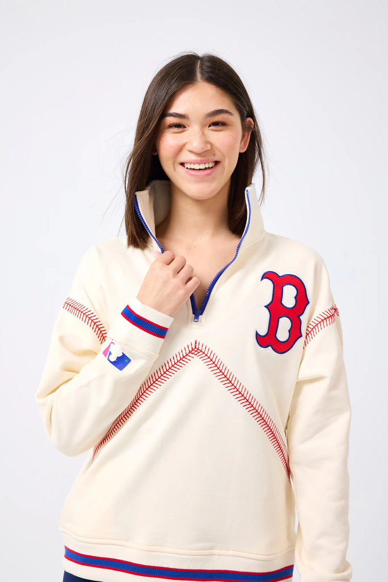 Red Sox Baseball Stitch 1/4 Zip