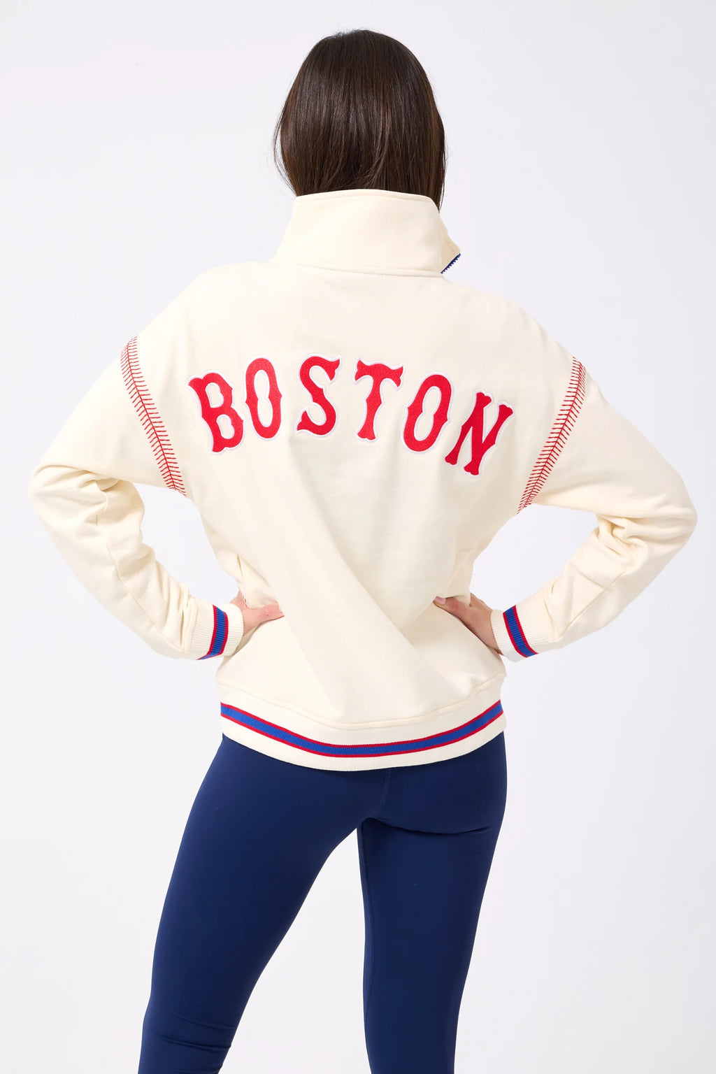 Red Sox Baseball Stitch 1/4 Zip