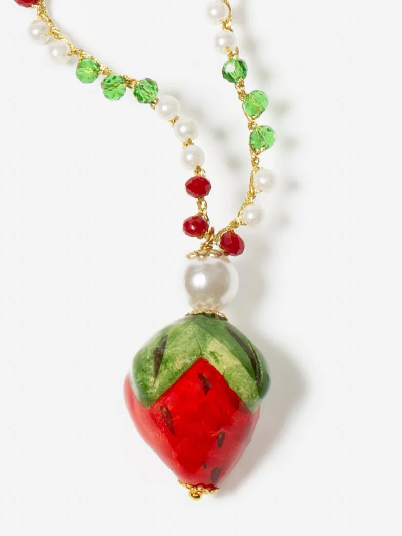 Fragola Necklace Rojo