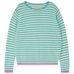 Tipped Little Stripe Crew