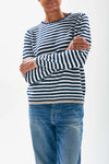 Tipped Little Stripe Crew