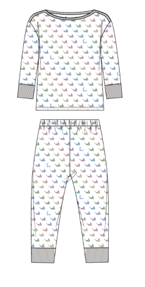 Sweet Nantucket Dreams Kid's PJ Set