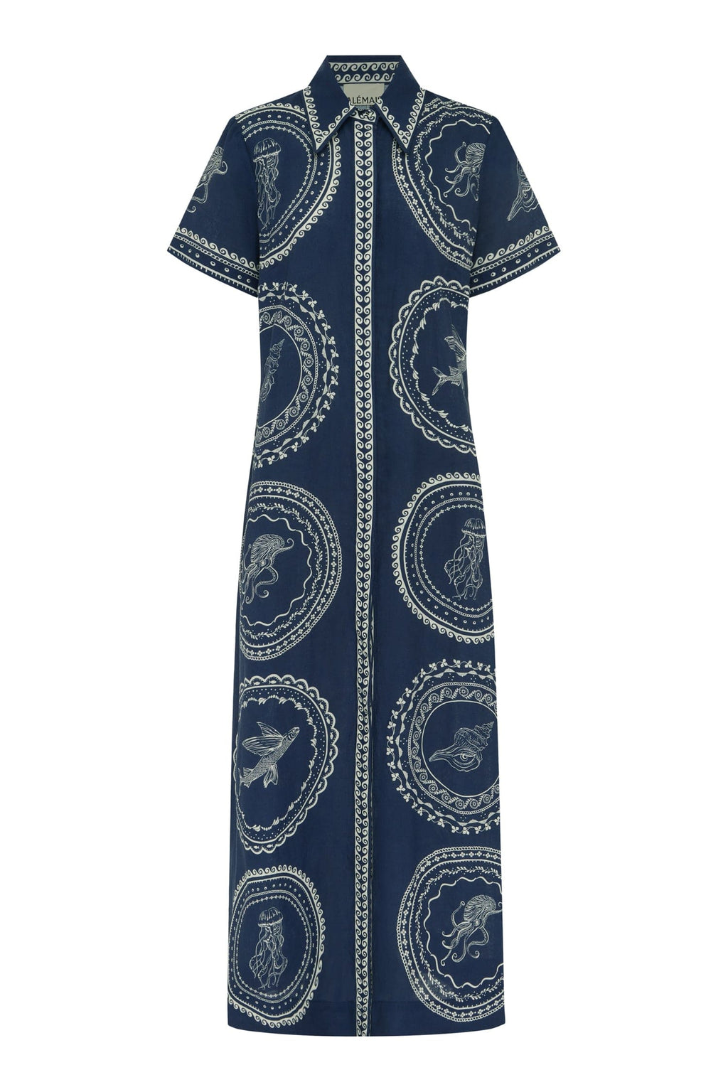 Oceane Linen Shirtdress