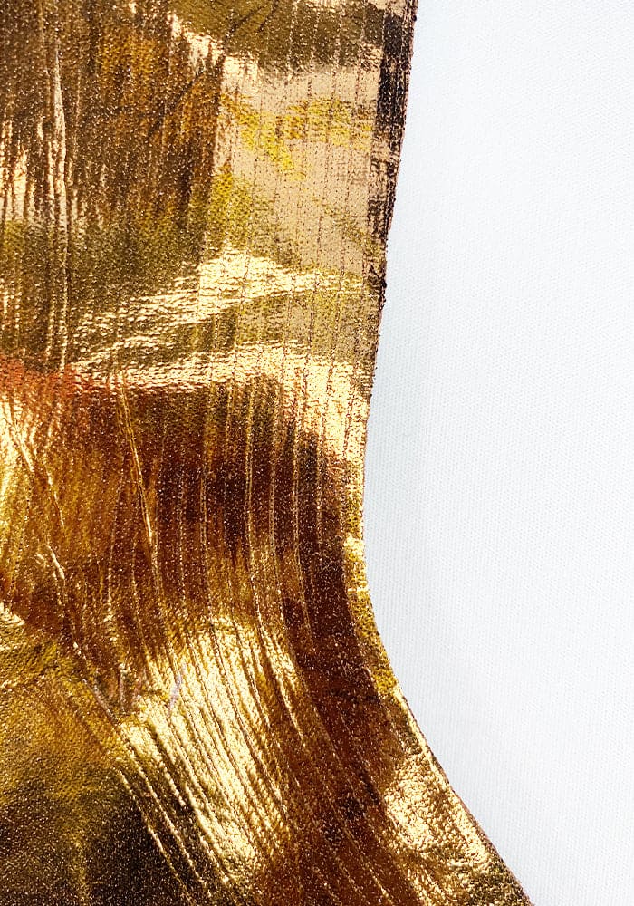 Laminated Ribbed Sock