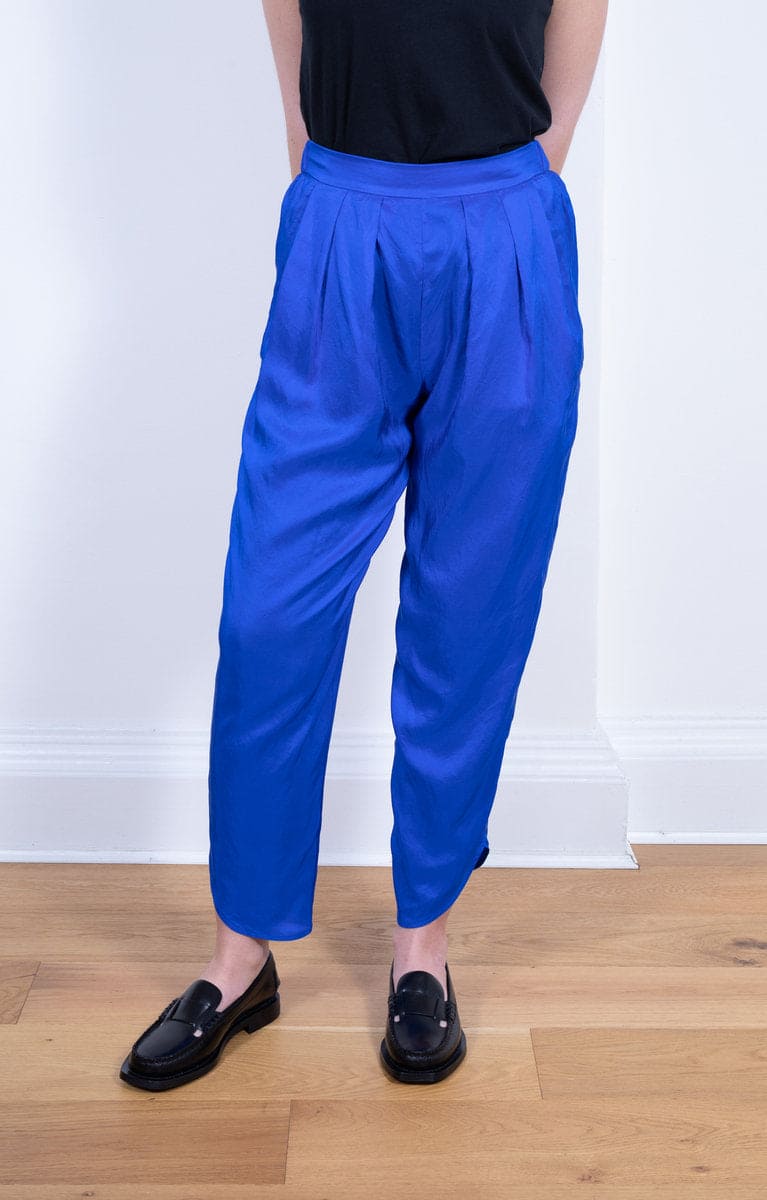 Habotai Silk High Waist Pants