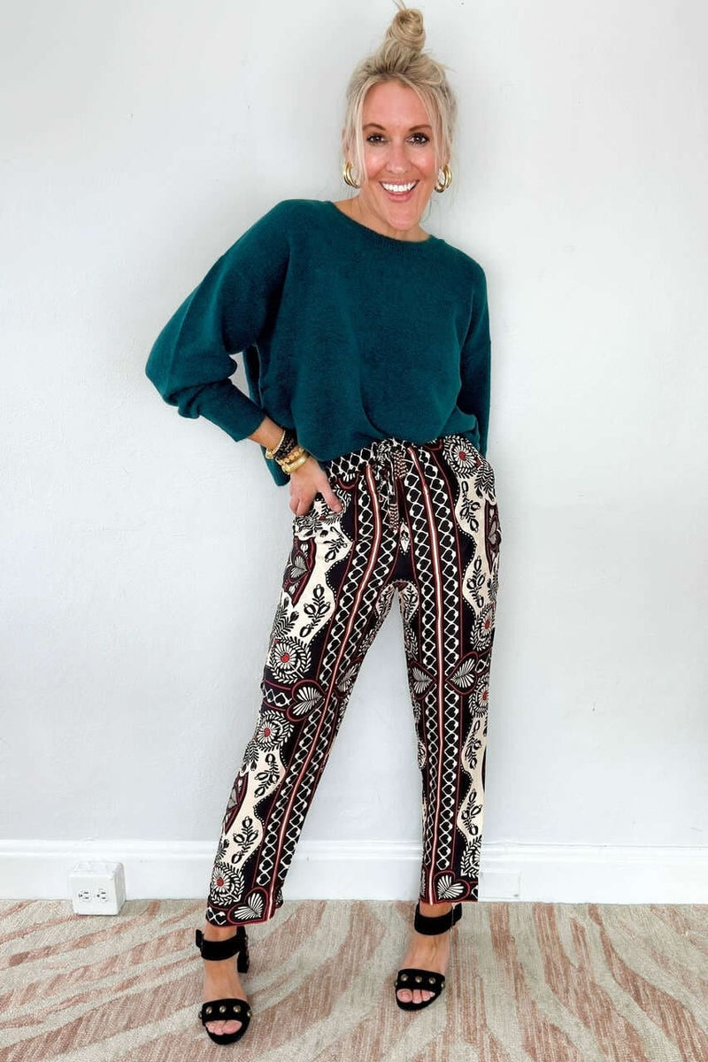 Passion Scarf Black Pants