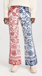 Mixed Pineapple Garden Ski Pants